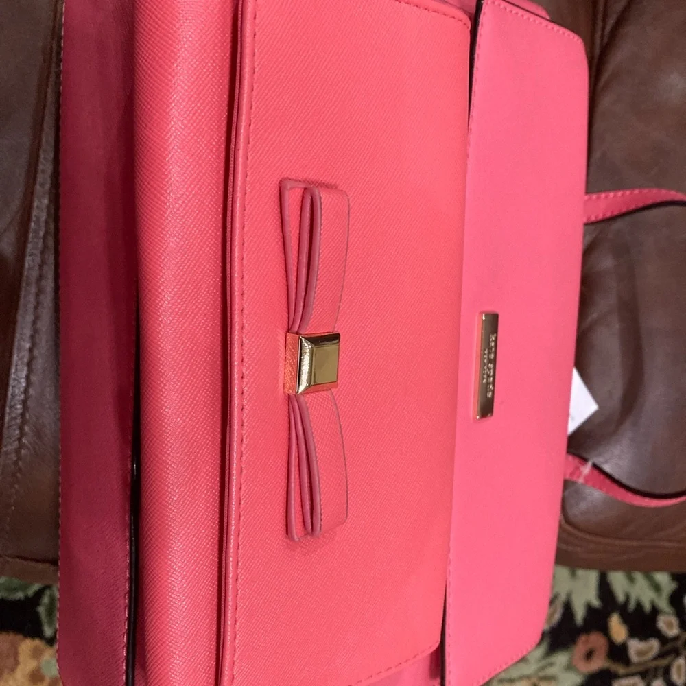 NWT Kate Spade Purse w/free clutch-warm guava